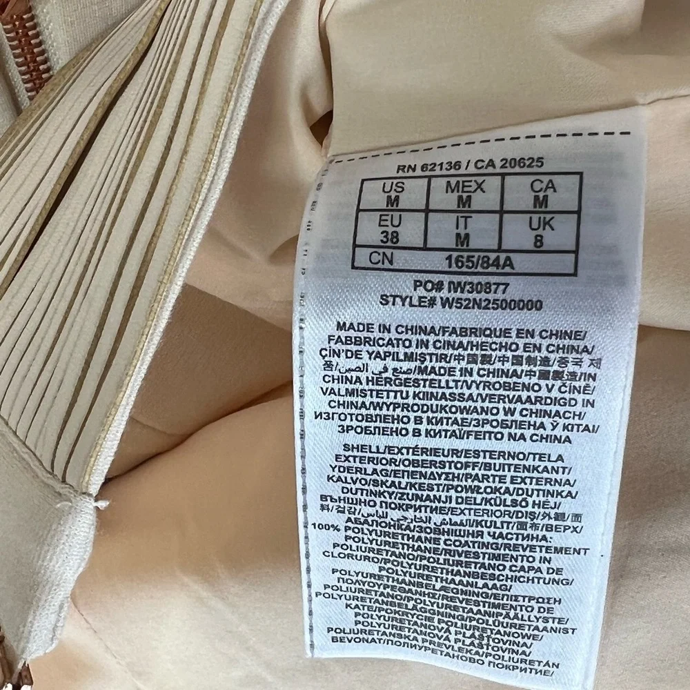 Guess Laser Cut out Leather Jacket - Picture 12 of 17